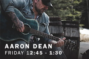 Aaron Dean. Friday, 12:45 pm - 1:30 pm