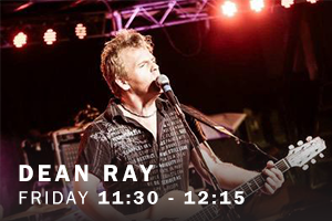 Dean Ray. Friday, 11:30 am - 12:15 pm