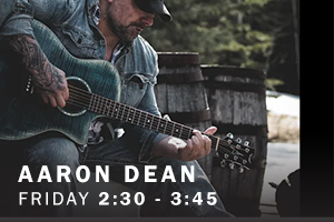 Aaron Dean. Friday, 2:30 pm - 3:45 pm.