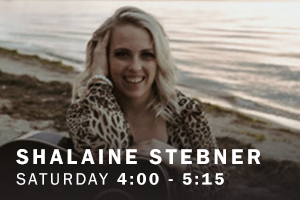 Shalaine Stebner. Saturday, 4:00 pm - 5:15 pm.