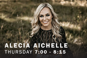 Alecia Aichelle. Thursday, 7:00 pm - 8:15 pm.