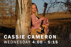 Cassie Cameron. Wednesday, 4:00 pm - 5:15 pm