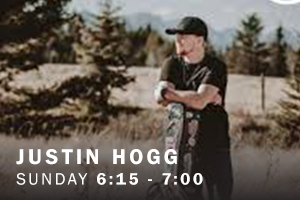 Justin Hogg. Sunday, 6:15 pm - 7:00 pm