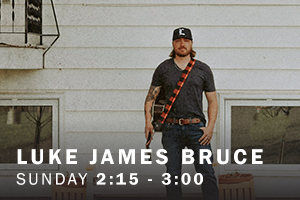 Luke James Bruce. Sunday, 2:15 pm - 3:00 pm